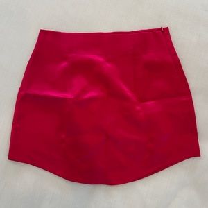 Pink silk skirt from Zara - size: S
